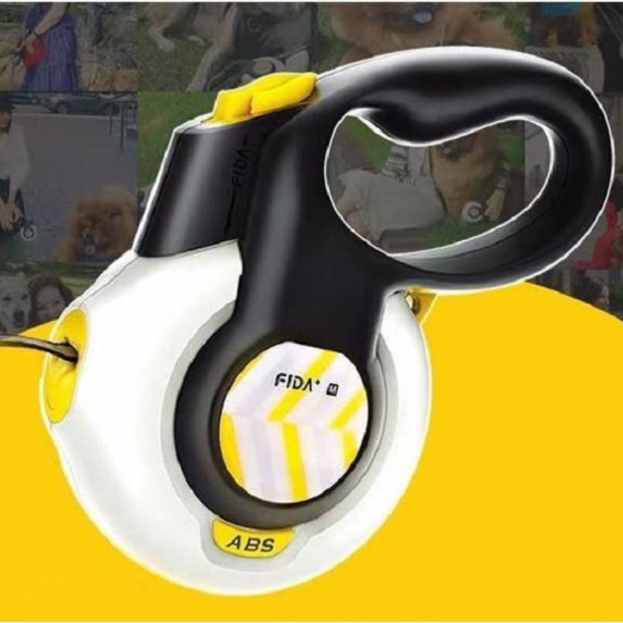 FIDA AUTOBRAKELL, coleira retrátil para animais de estimação com freio automático, que não embola.