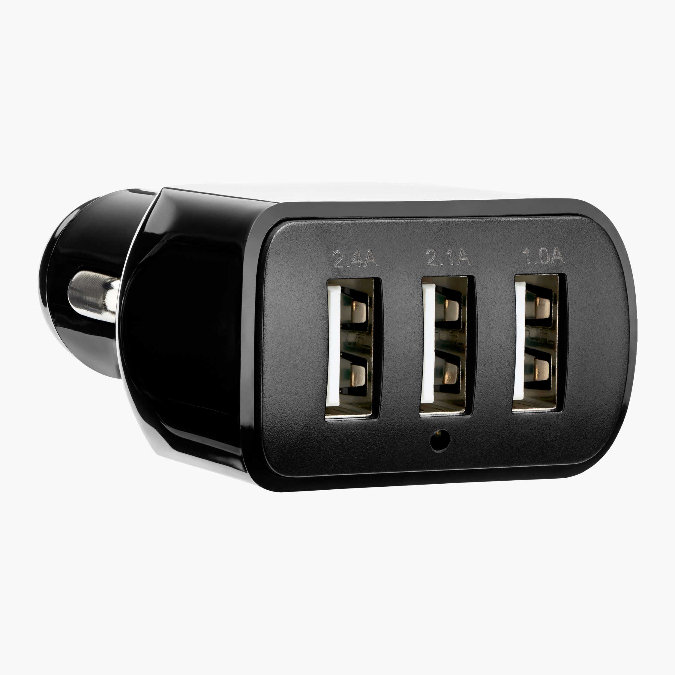 Billader med 3 USB-uttak, 12/24 V