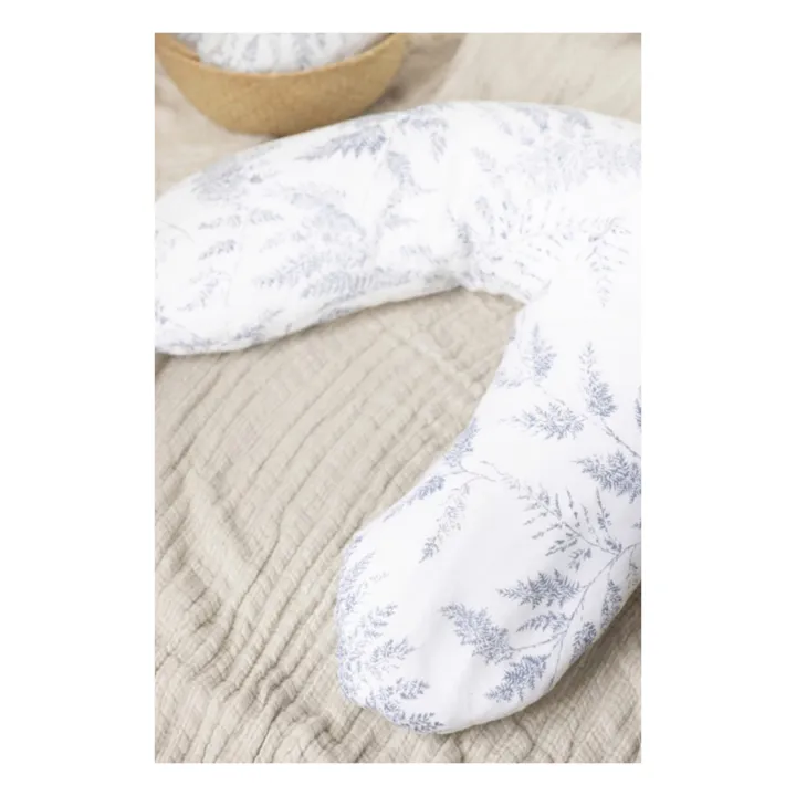Tartine et Chocolat Coussin d'allaitement Feuillage | Bleu marine