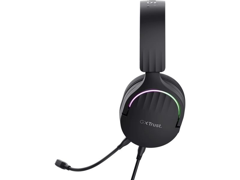 Trust Headset GXT 490 FAYZO Schwarz Leistungsstarkes ohrumschliessendes 7.1 USB-Gaming-Headset für ein immersives Gaming-Erlebnis