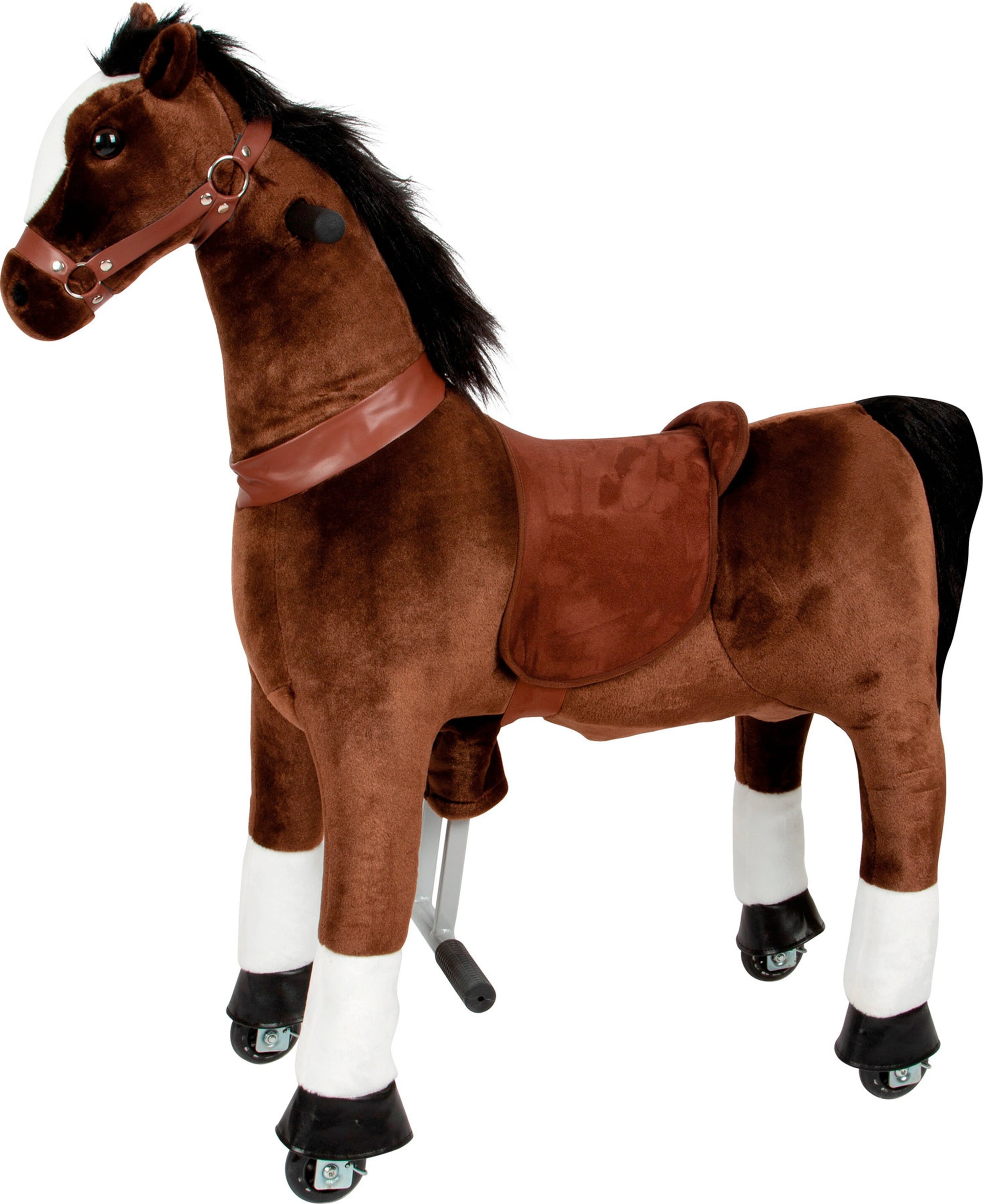 small foot Reitpferd auf Rollen