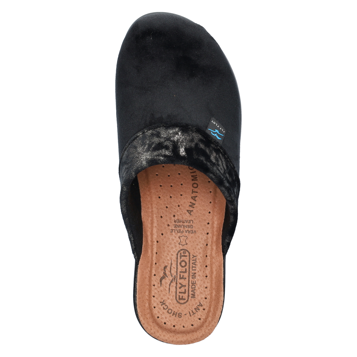 FlyFlot dames pantoffel Nelson Zwart