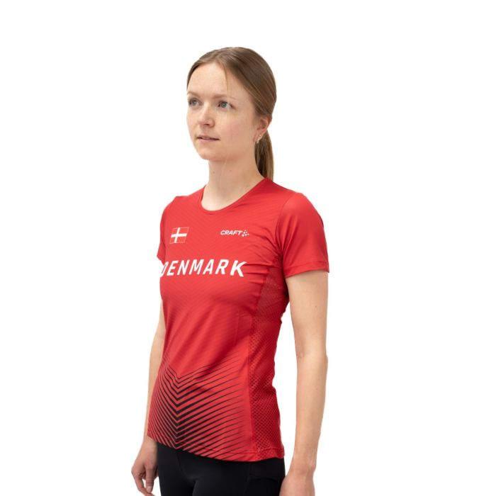 Craft Dame T-shirts Danmark Tee Rød