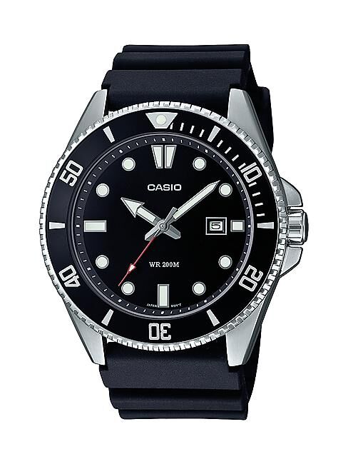 CASIO - MONTRE ANALOGIQUE HOMME MDV-107 BRACELET RESINE