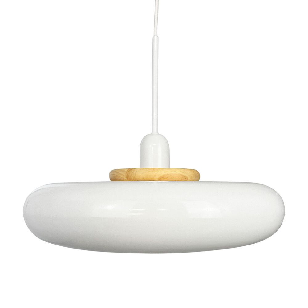 TAKLAMPE DYBERG LARSEN PLANET HVIT