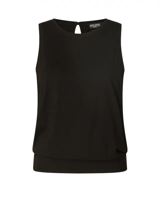 Base Level Curvy Longtop »Yasmina« Formgebendes Bündchen am Saum