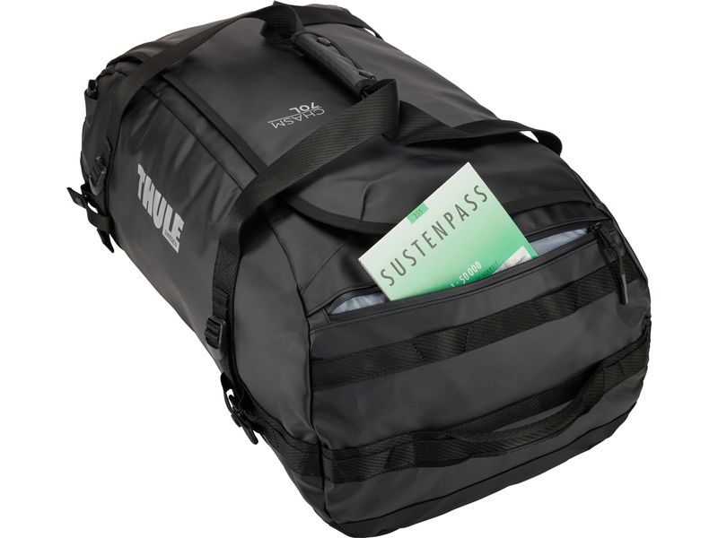 Thule Duffle Bag Chasm 70 l, Black Reisetasche und Rucksack in einem