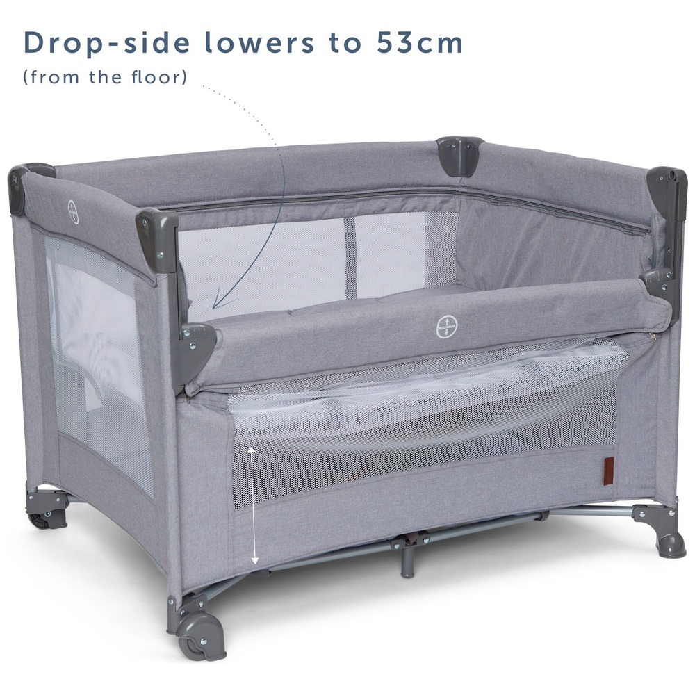 Baby Elegance 2-in-1 Reisebett & Beistellbett mit Babywanne