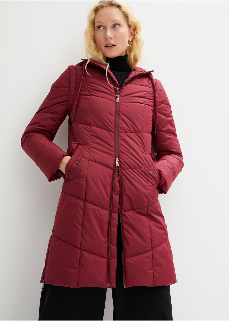 Veste matelassée avec manches amovibles