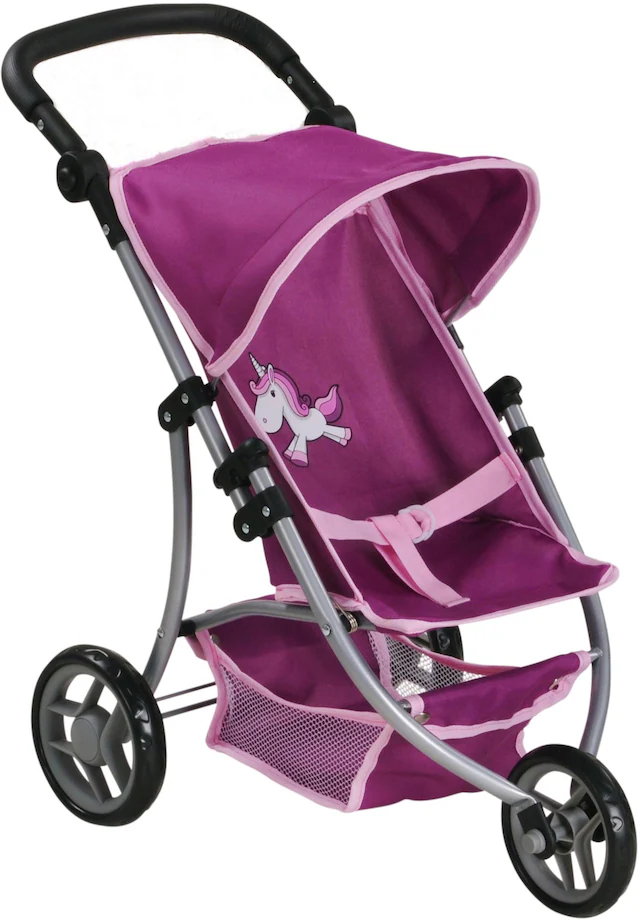Knorrtoys® Puppenbuggy »Lio - UMA. Das Einhorn -  lila«