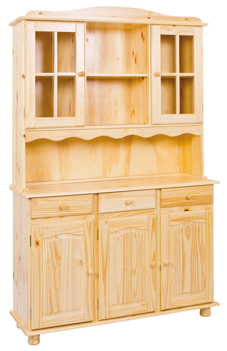 Buffet Luis Massivholz Kiefer Natur 130x198x43 cm