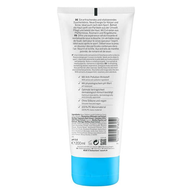 Rausch Frische Shower Gel mit Minze, 200 ml
