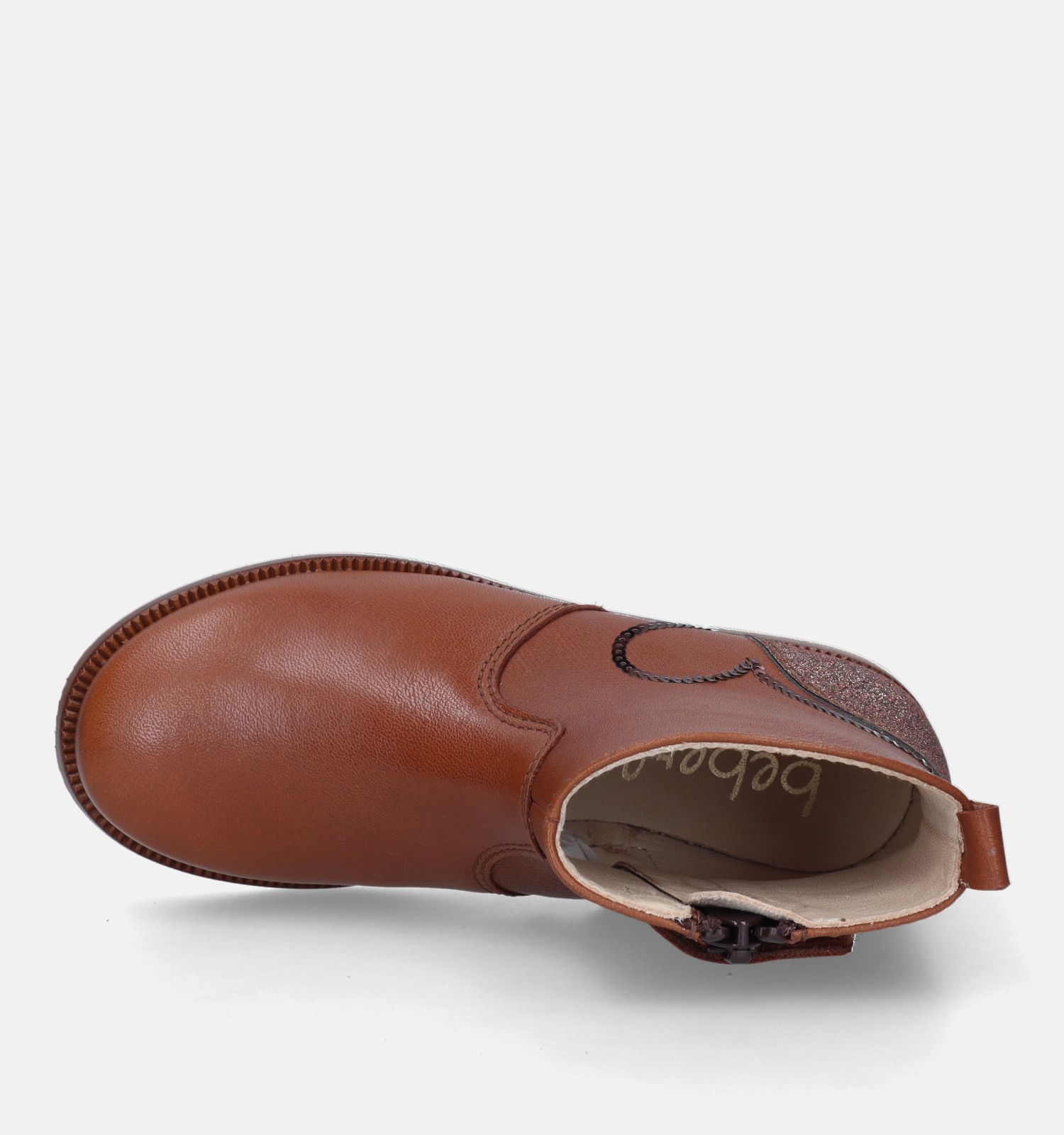 Korte laarzen cognac