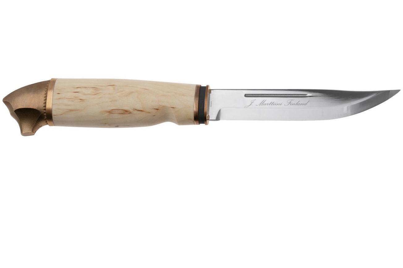 Marttiini Bear 549011W, Stainless, Curly Birch, outdoormes