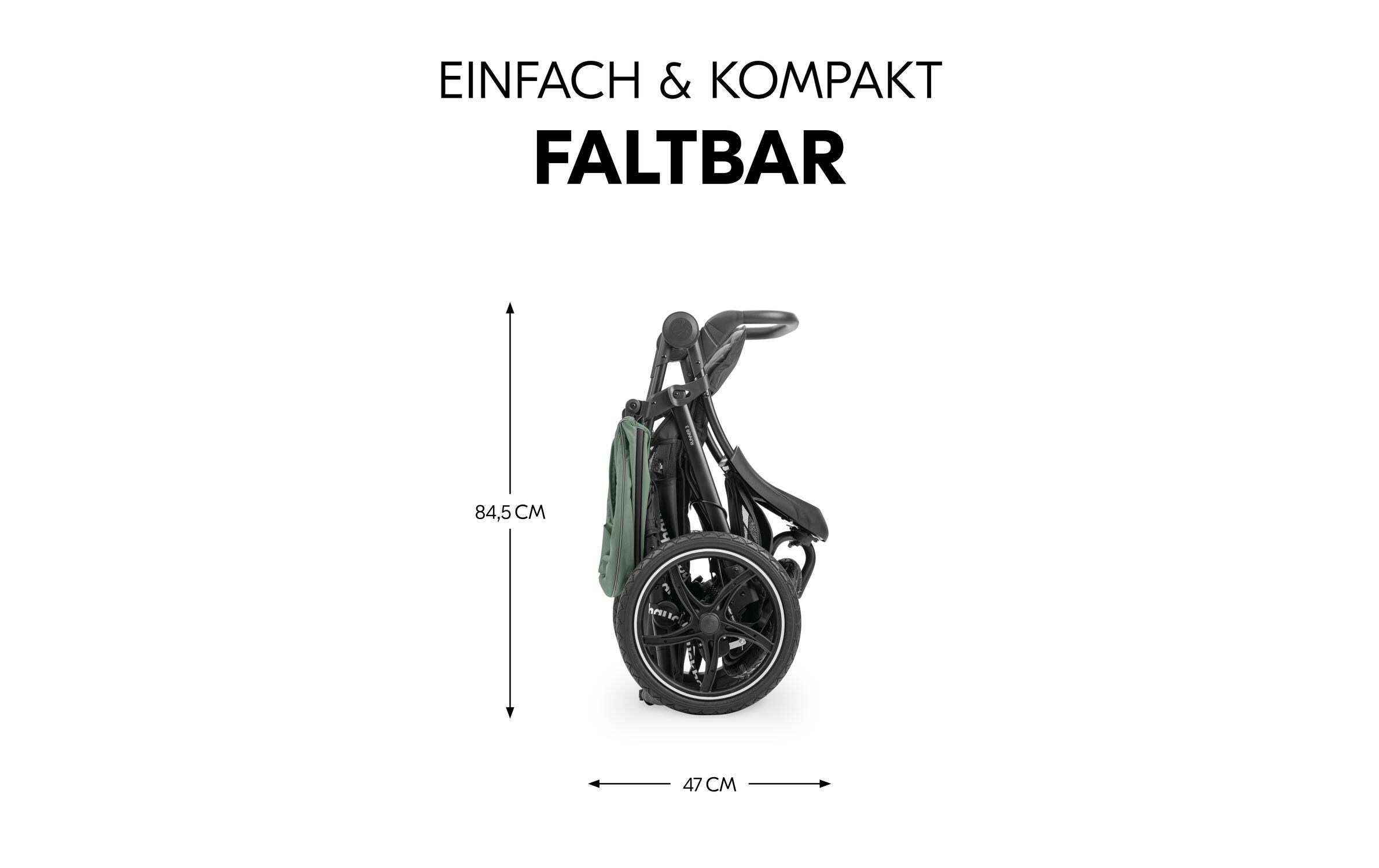 Buggy Runner 3 Jungle Green<br>Robuster Kinderwagen für fast jedes Gelände