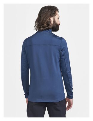 Maillot Manches Longues Col 1/2 Zip Craft Core Gain Bleu Homme