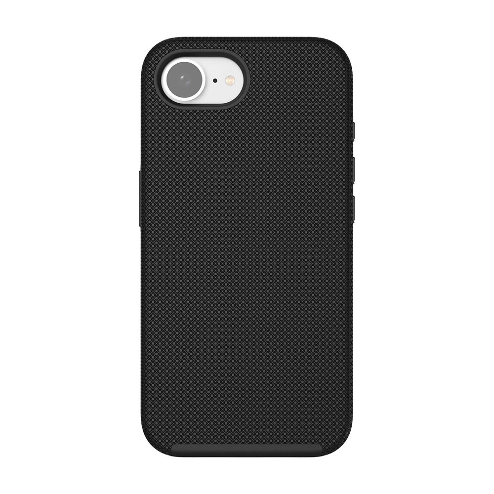 iPhone 16e MagSafe Hybrid 2in1 Outdoor Hülle Hardcase Hülle Pankow Solid (11110) - Schwarz