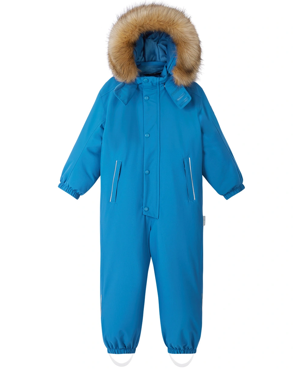 Schneeanzug STAVANGER mit Kunstfellbesatz in soft navy
