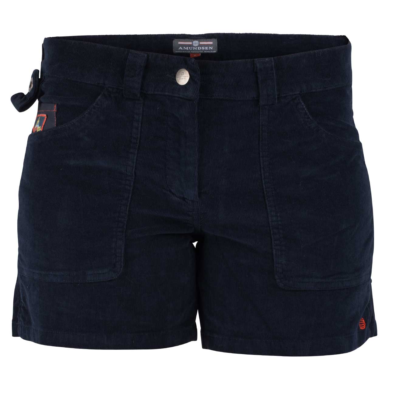 Amundsen 5Incher Cord G. Dyed Shorts Womens Faded Navy