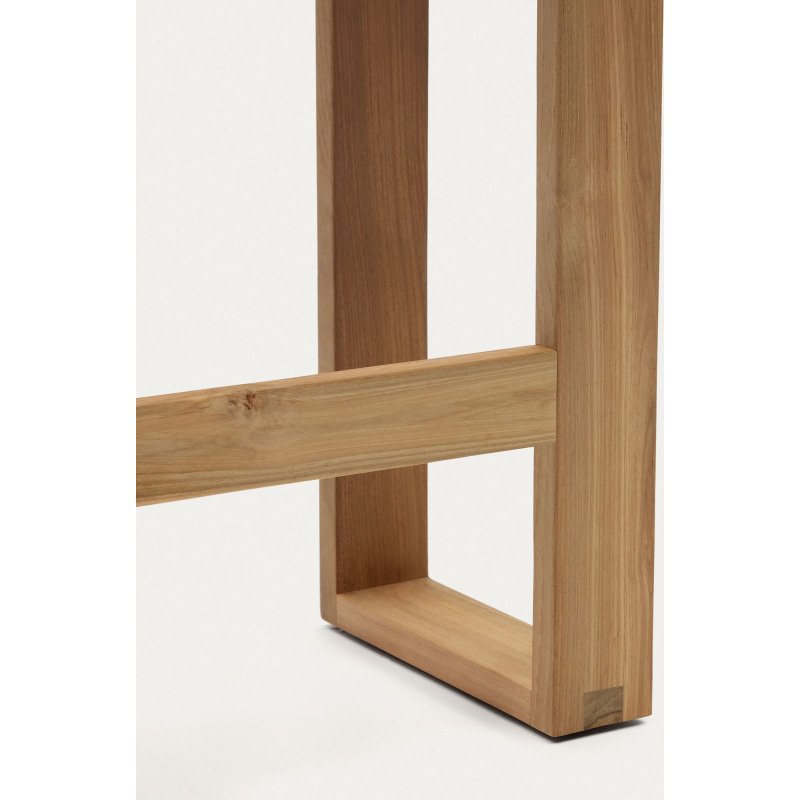Banc Canadell - bois de teck massif recyclé - L 130 x P 35 X H 71 cm
