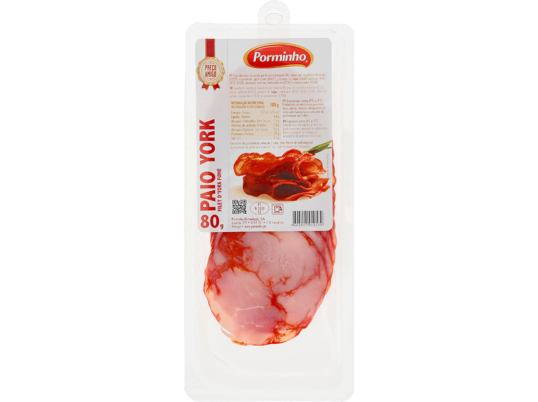 PAIO YORK PORMINHO FATIADO PREÇO AMIGO 80G