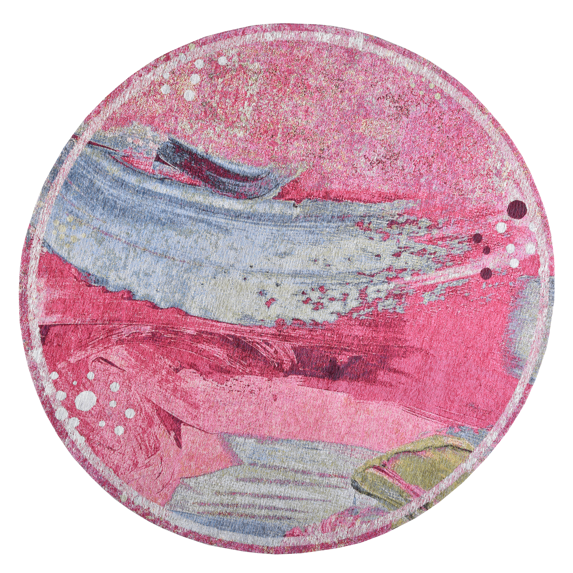 Teppich COSIMA - pink multi - Ø 160 cm
