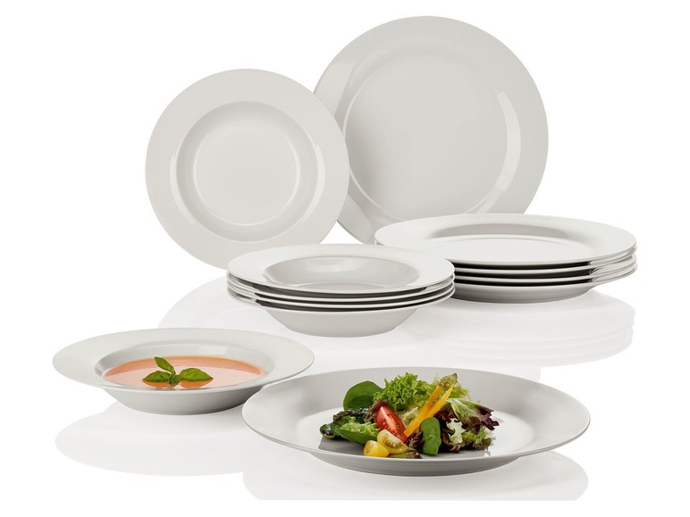 Porseleinen combi-servies 62-delig
