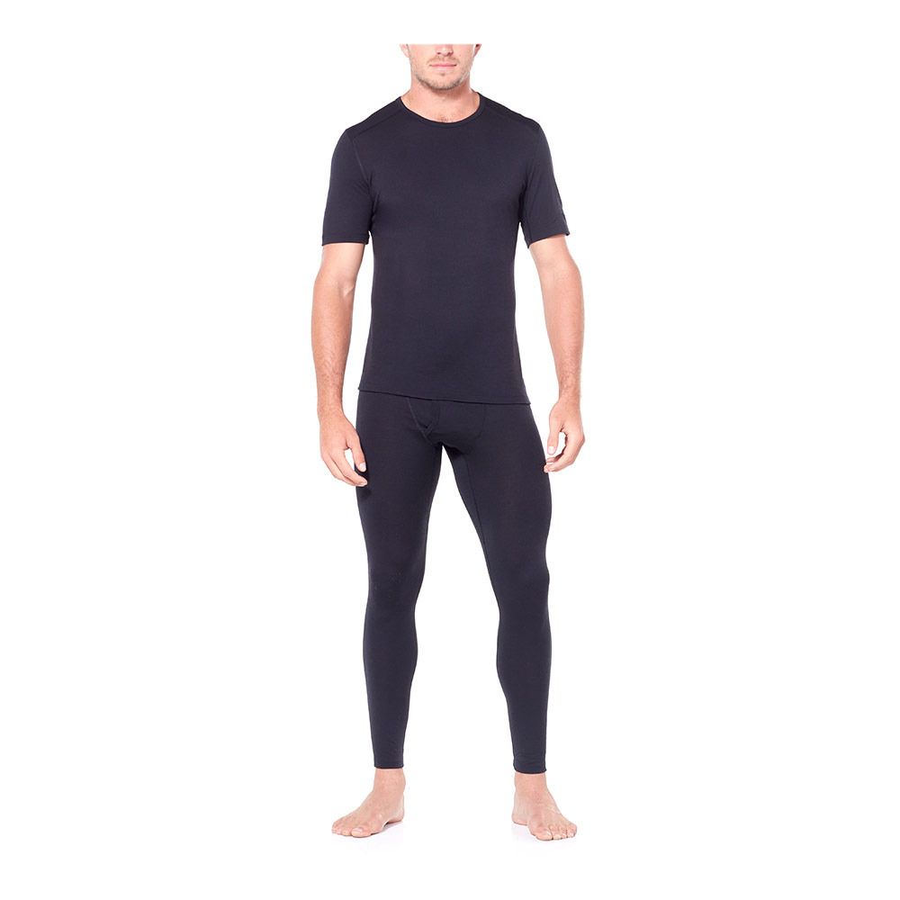 Icebreaker 200 OASIS MERINO - Sous-couche Homme black