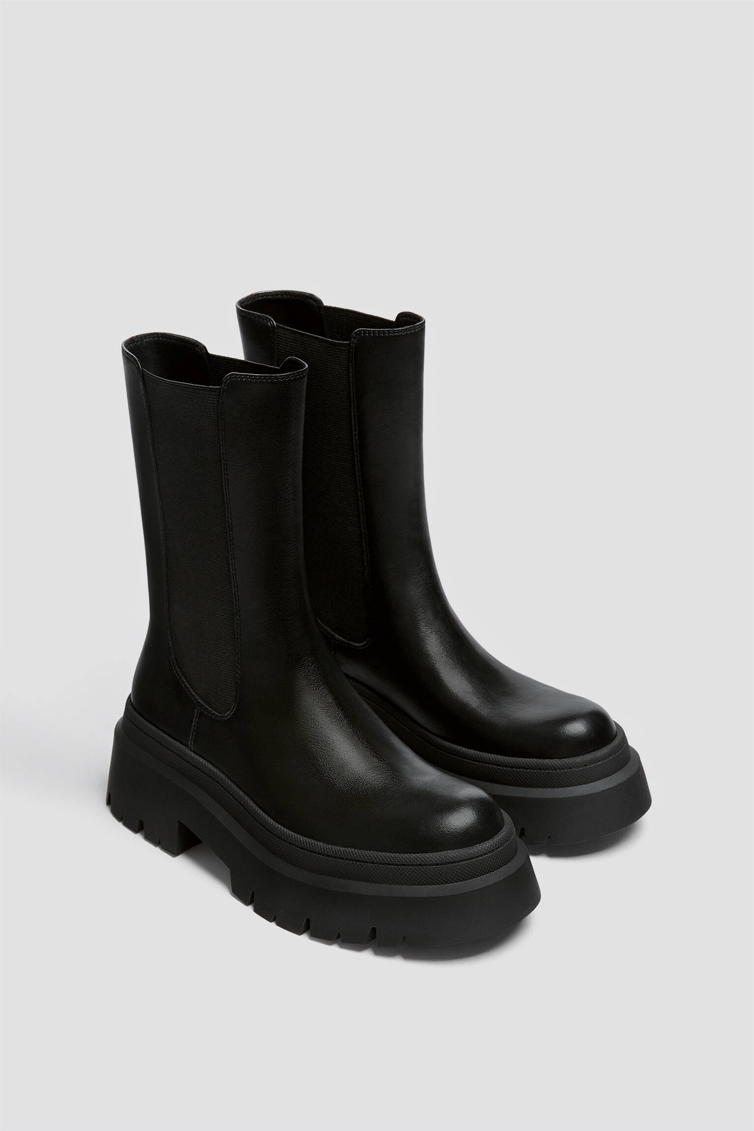 BOTA ELÁSTICA PLANA - PRETA