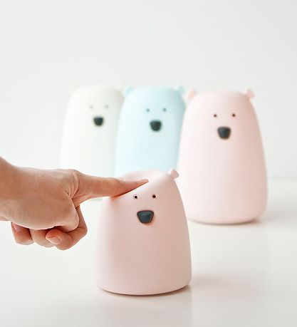 Rabbit & Friends Lampe - Lille Bj?rn - Hvid
