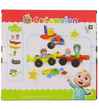 CoComelon Aktivitätsspielzeug - Funbricks Train Bausatz