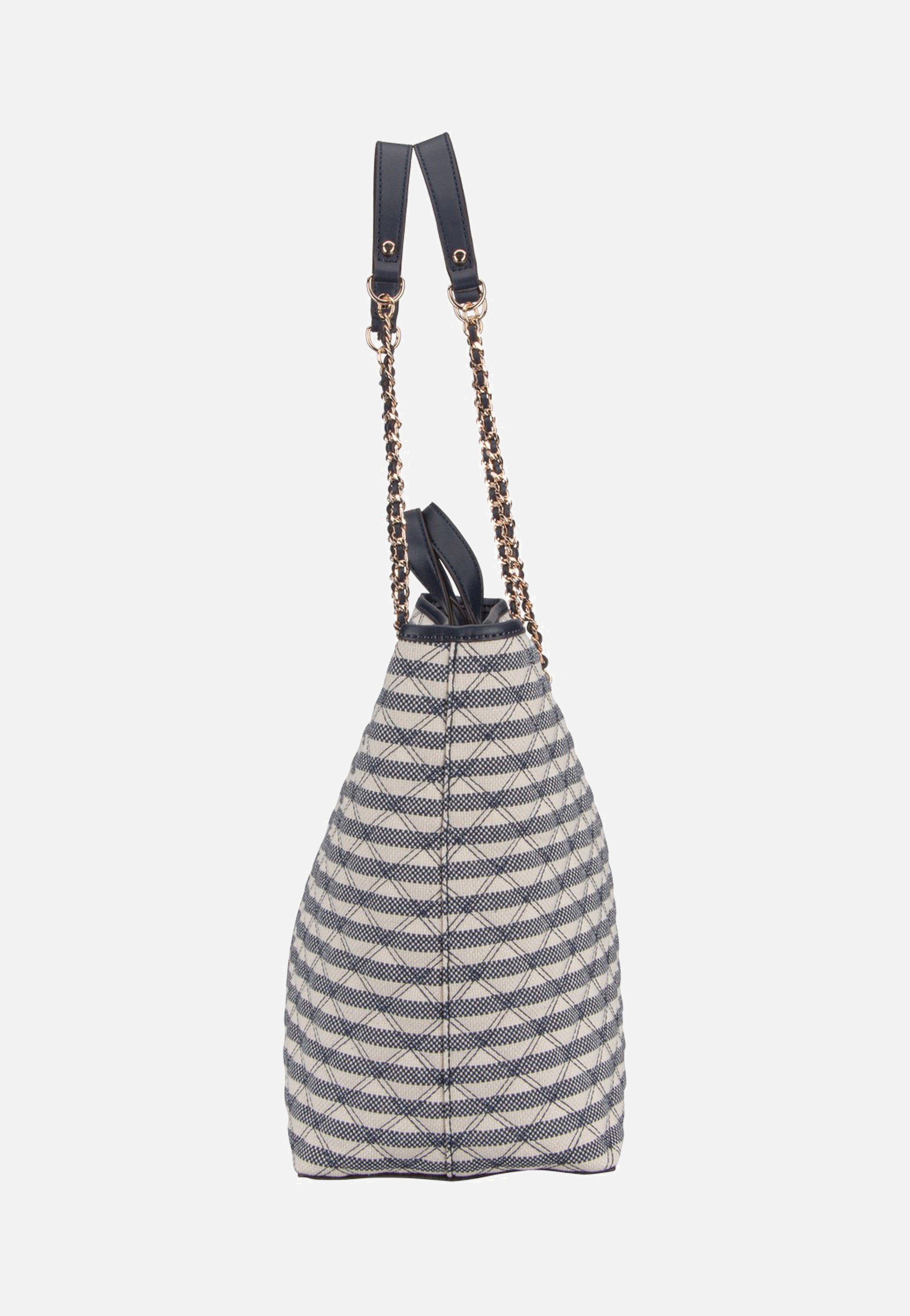 Giully II Large 2 In 1 Tote Navy Multi - Shopper