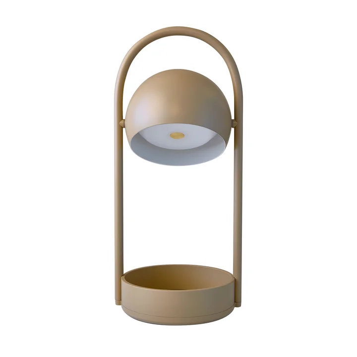 Frandsen - Ball Portable Akku-Tischleuchte (LED), sand grey