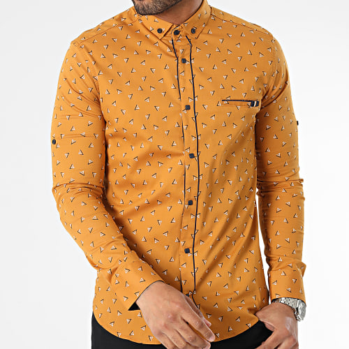 Chemise Manches Longues Moutarde