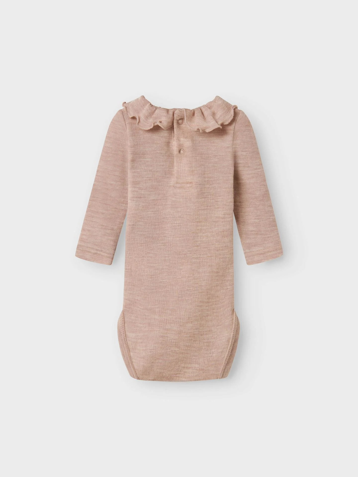 Wang Wool Rib Long Sleeve Body W/Collar