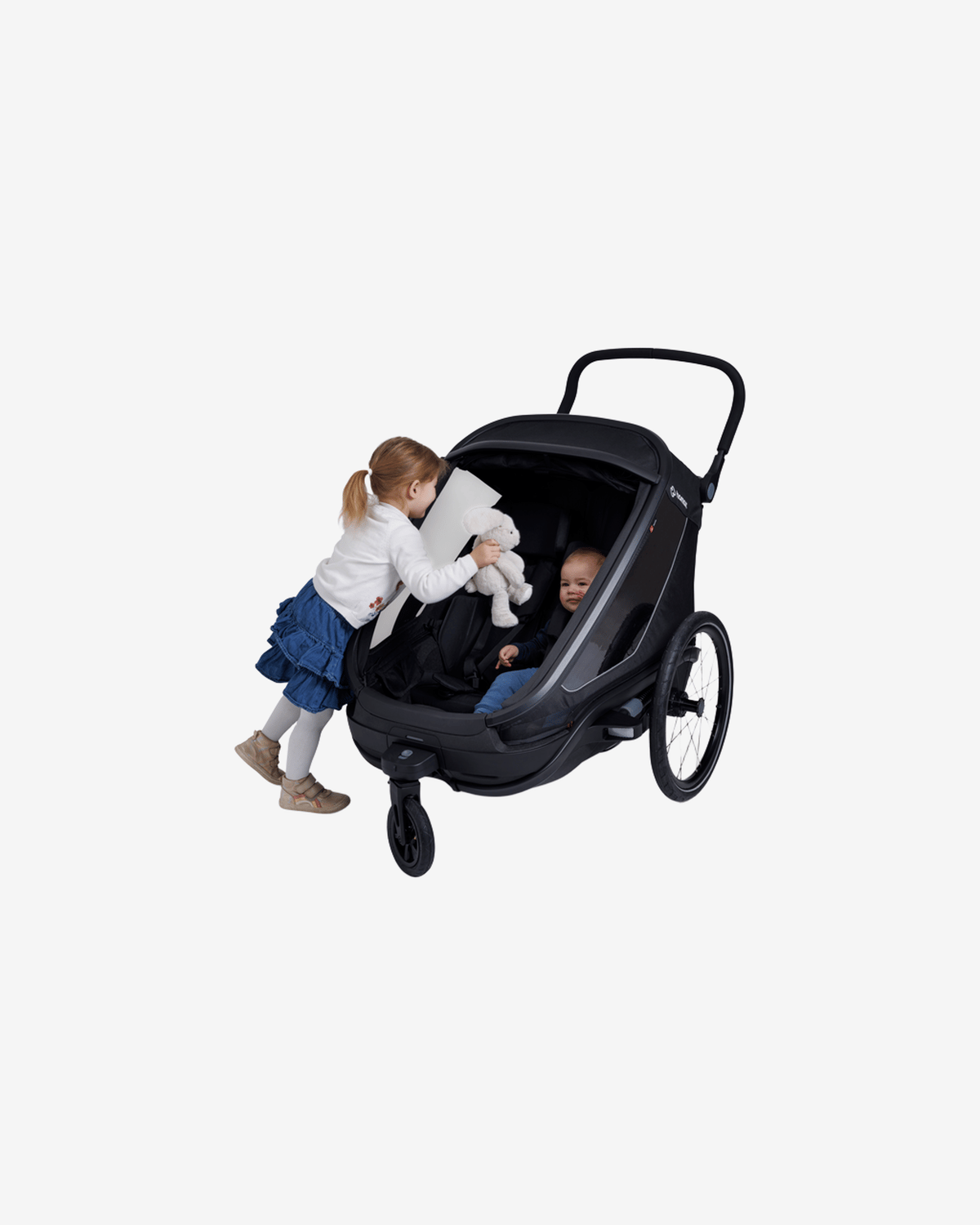 Hamax Outback Next Sykkelvogn & Barnevogn, 2-Seter | Double Bicycle Trailer