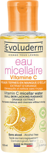 Evoluderm Eau Micellaire Démaquillante Vitamine C 100ml