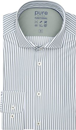 Pure The Functional Shirt Streep Groen E11302-21122-463 kopen