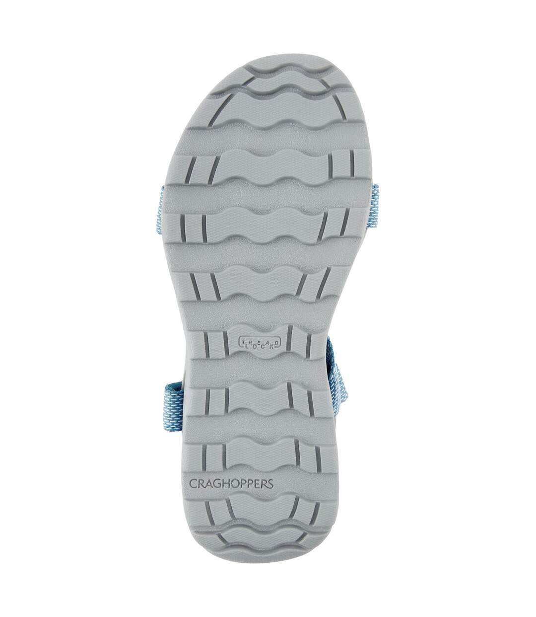 Craghoppers - Sandales LADY LOCKE - Femme (Gris clair / Bleu vif) - UTCG1618