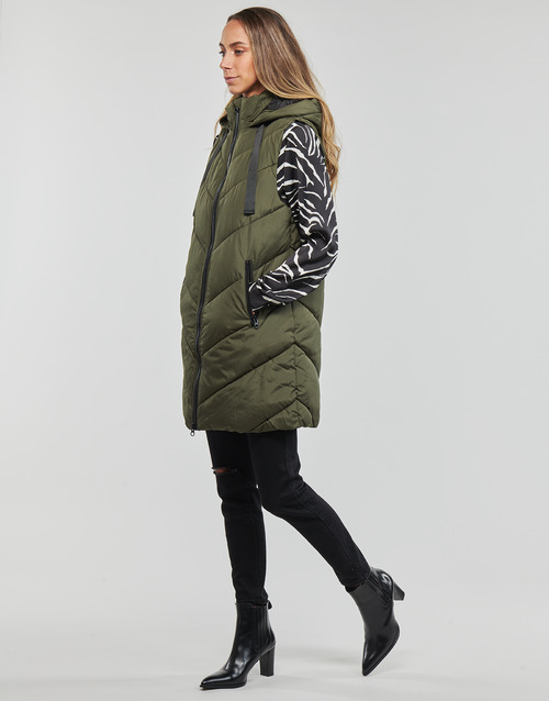 JDY - JDYSKYLAR PADDED HOOD WAISTCOAT OTW NOOS - Vert