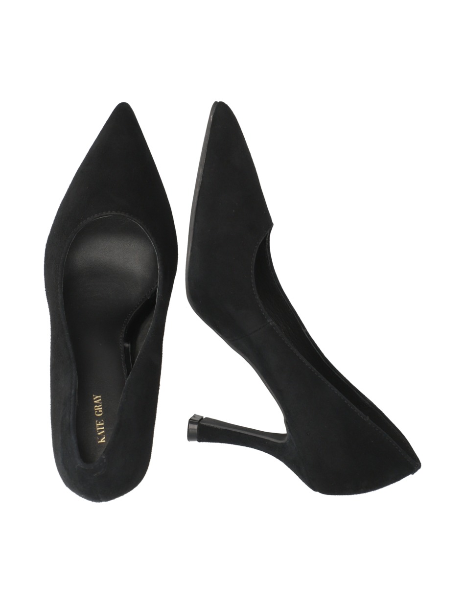 Veloursleder Pumps