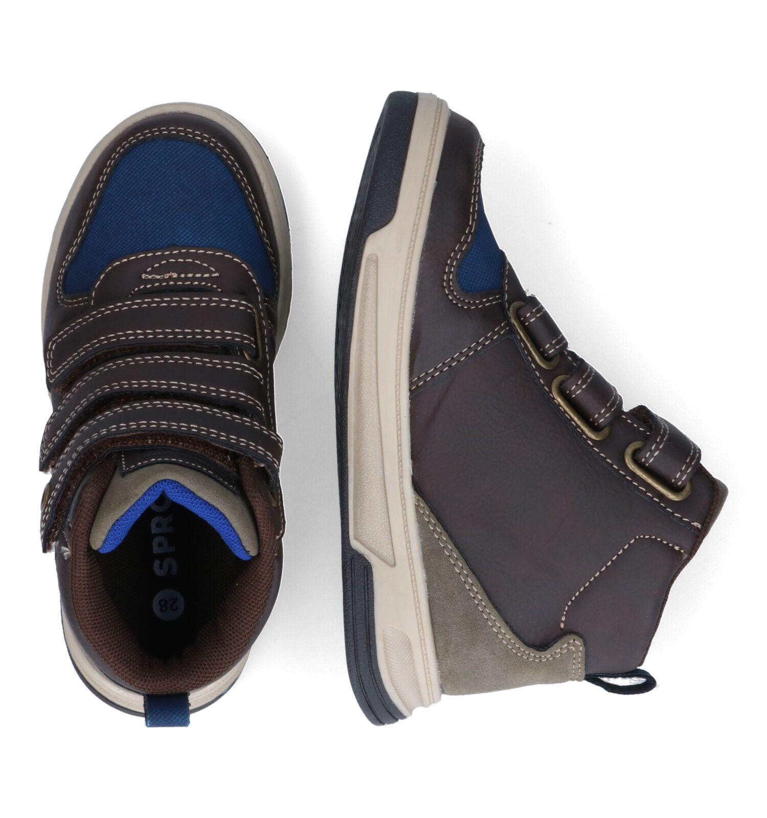 Hoge schoenen bruin