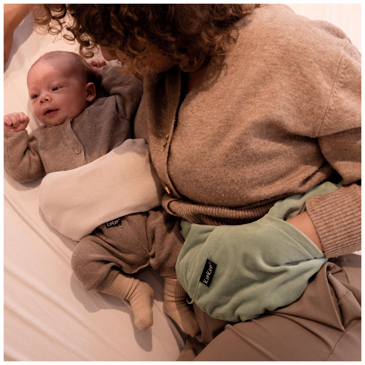 KipKep Lexie heating pillow groen