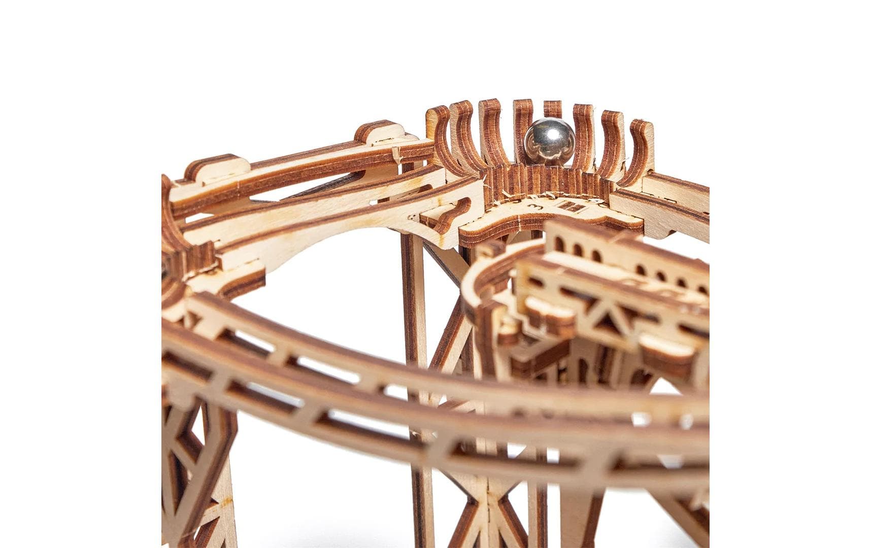 Bausatz Galaxy Kugelbahn<br>Elektrische Kugelbahn 3D Bausatz aus Holz