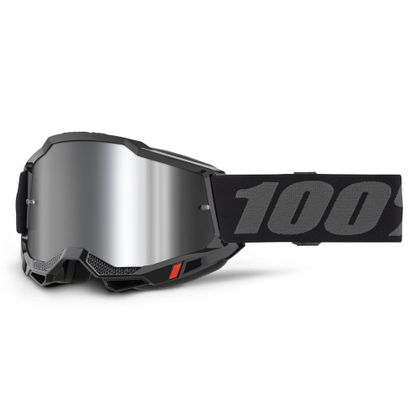 Masque cross 100% ACCURI 2 Noir - Mirror Silver 2024 - Beige / Noir