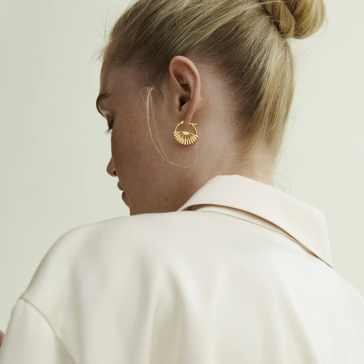 Pernille Corydon Sphere Øreringe 18 kt. Forgyldt Sølv e-495-gp