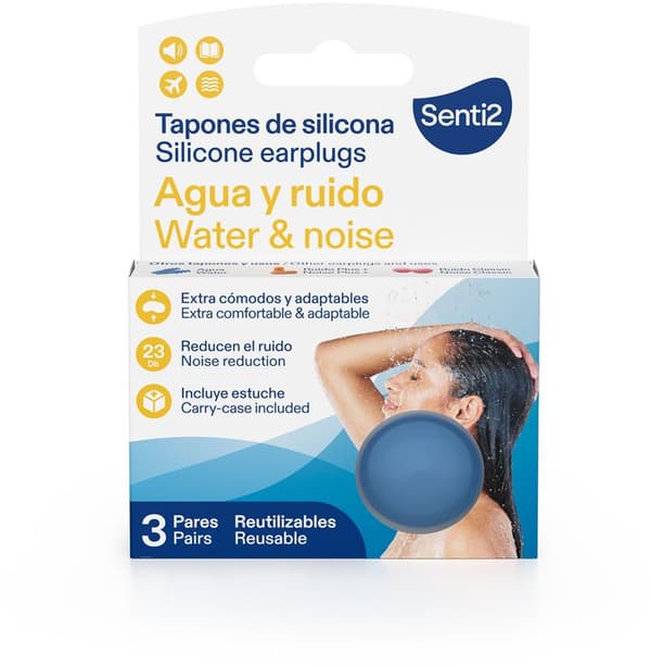 Senti2 Water and Noise Silicone Plugs 3 u