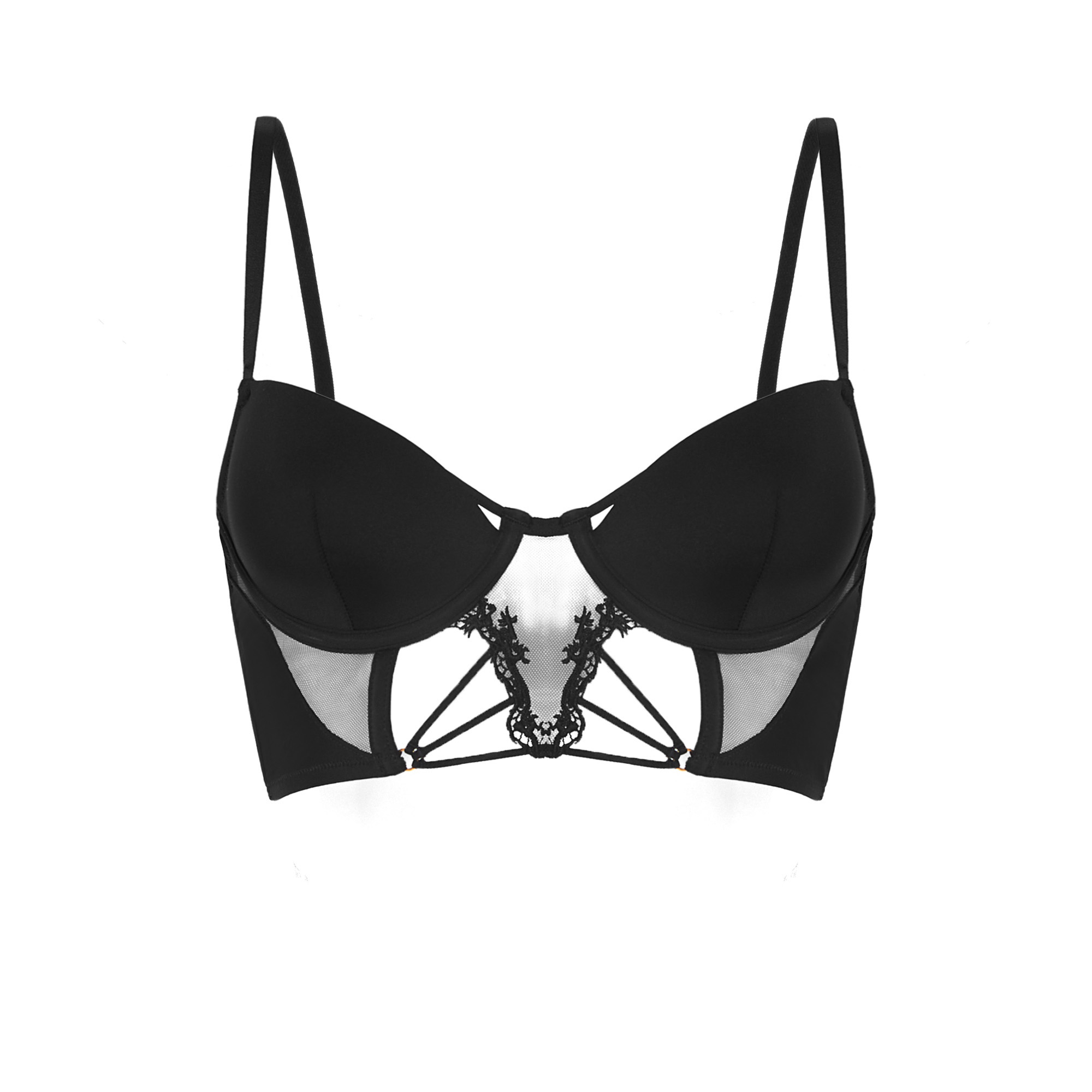 Soutien-gorge ampliforme en guipure
