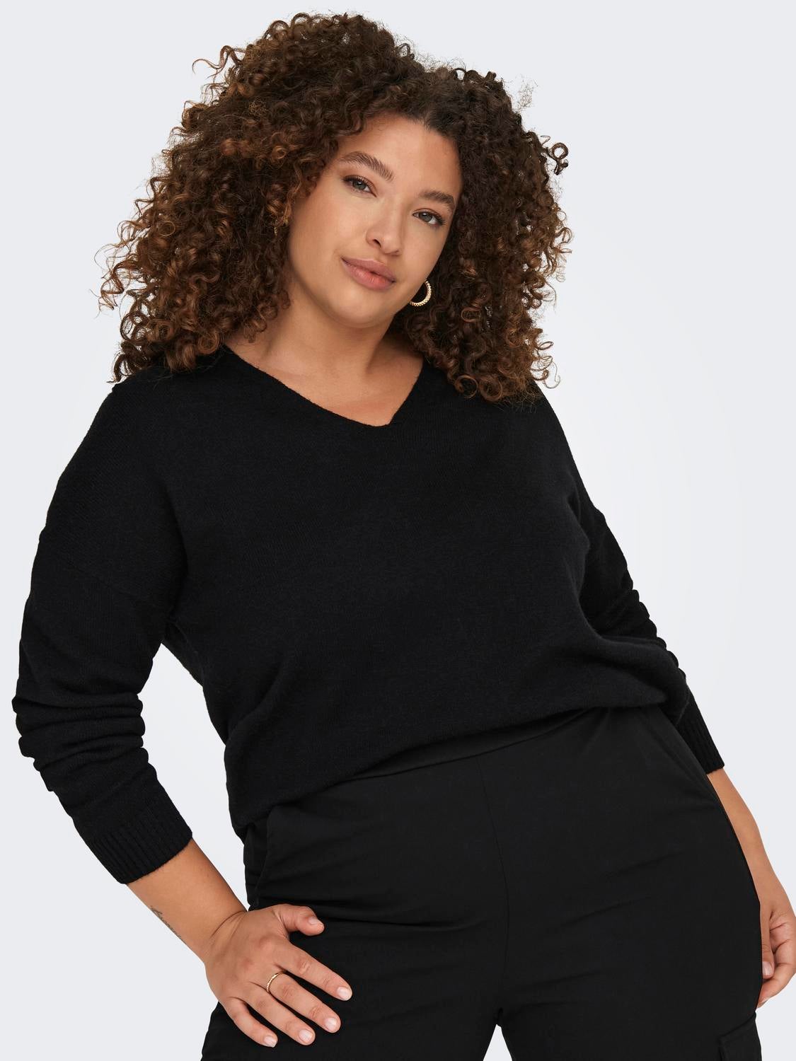 CARMARGARETA Strickpullover Black