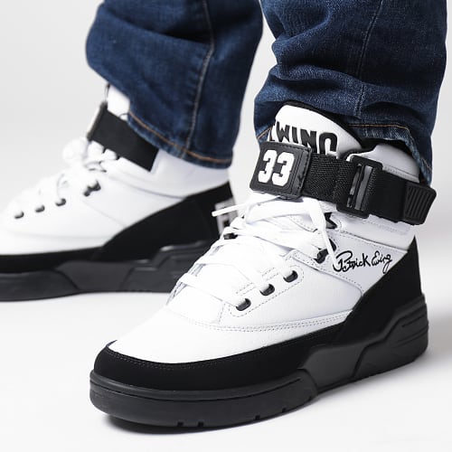 Baskets 33 Hi Core 1EW90112 White Black Silver